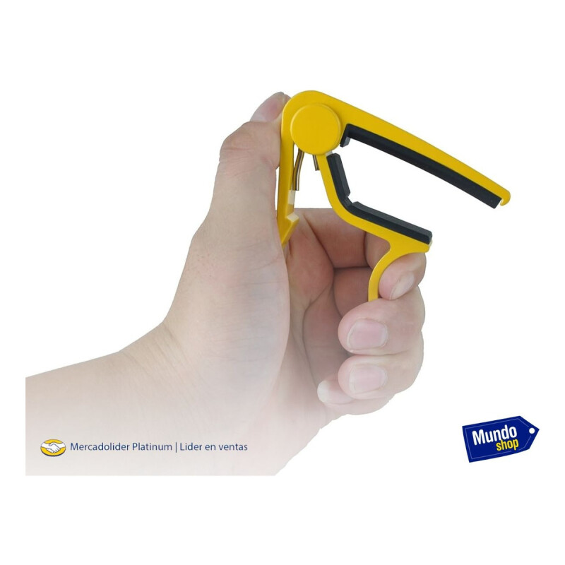 Requinto Capo Capotraste Guitarra Acustica Electrica Pinza Amarillo
