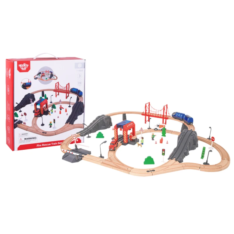 tooky toy pista de trenes grande 70 pzs tooky toy pista de trenes grande 70 pzs
