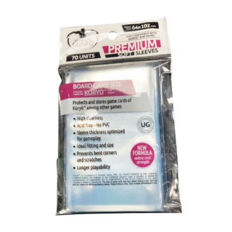 Ultimate Guard - 80 Premium Sleeves for Board Games Ultimate Guard - 80 Premium Sleeves for Board Games