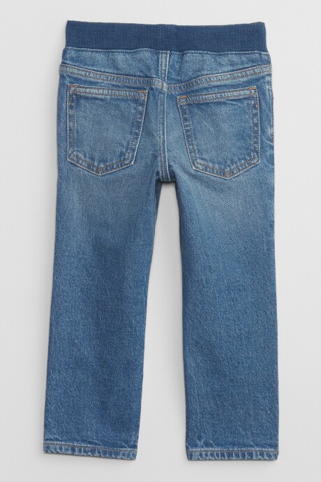 Jean Slim Toddler Niño Medium Wash