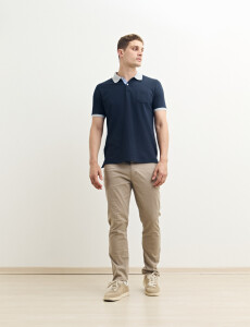 520753 REMERA HARRINGTON LABEL Azul Oscuro