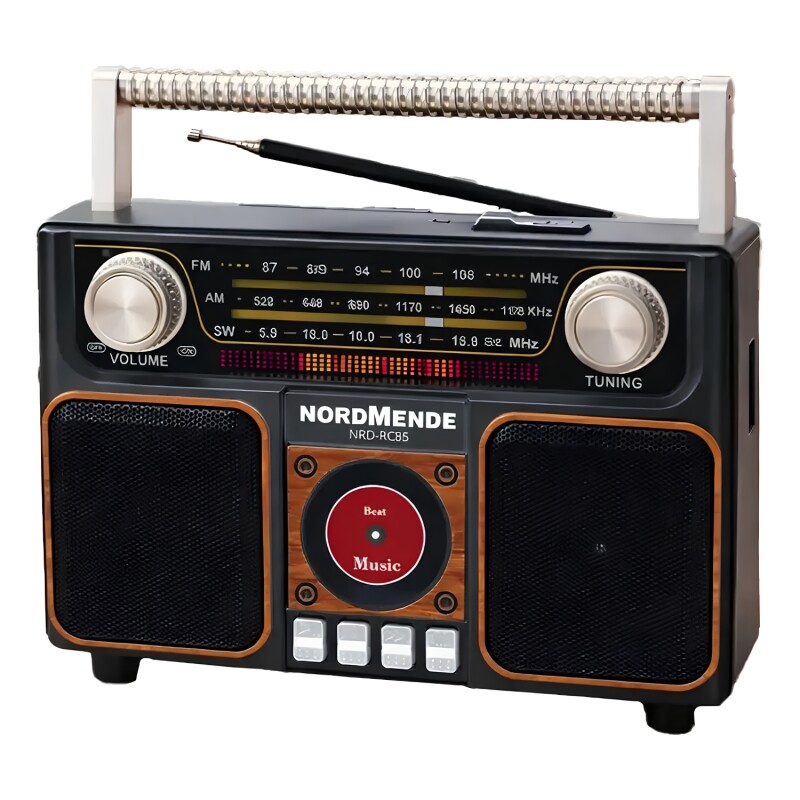 Radio Portátil Nordmende Retro Am Fm Sw BT Recargable Radio Portátil Nordmende Retro Am Fm Sw BT Recargable