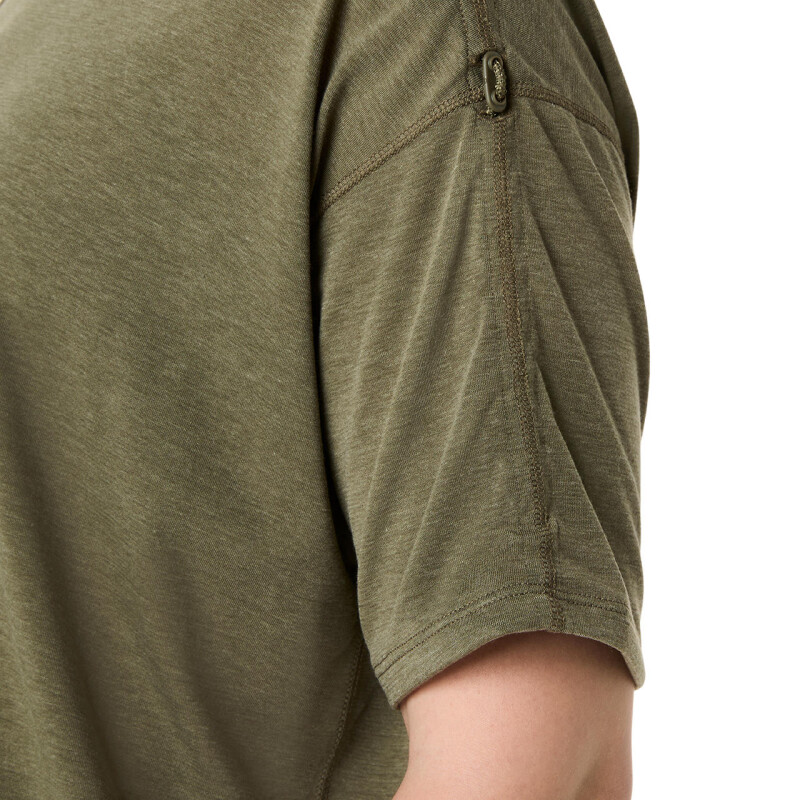 Polo Running Nagino Run Adjustable SS Top Mujer Dark Olive