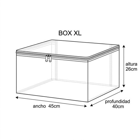 Organizador Storage Box XL Cristal Organizador Storage Box XL Cristal