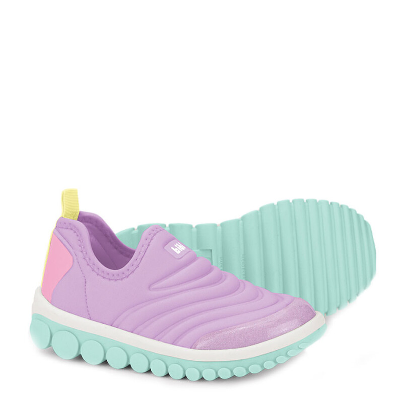 Championes de Niña Bibi Roller 2.0 Lila - Verde Agua