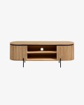 Mueble TV Licia 160 x 55 cm de madera maciza de mango Mueble TV Licia 160 x 55 cm de madera maciza de mango