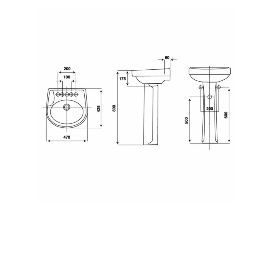 Pedestal Blanco Zip Pedestal Blanco Zip