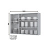 Aéreo Americano 120 cm MDF Blanco Aéreo Americano 120 cm MDF Blanco