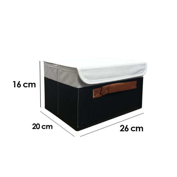 Organizador bicolor S tapa abatible Organizador bicolor S tapa abatible