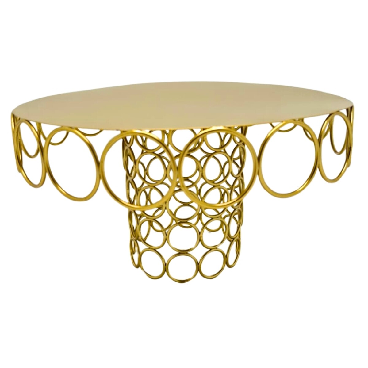 Soporte de Torta Dorado de 30x14CM 
