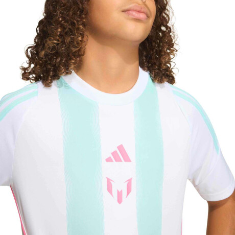 Remera Messi Tr Y de Niño Blanco