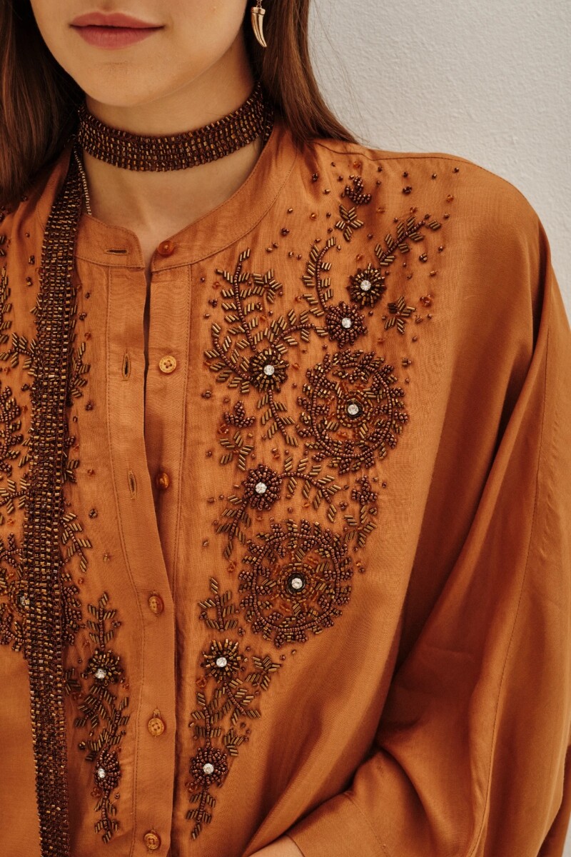 Camisa Sienna Ocre