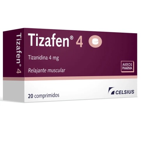 Tizafen 4 mg 20 Comprimidos Tizafen 4 mg 20 Comprimidos