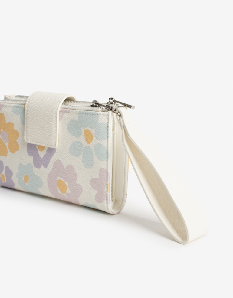 Ficheros Billetera Fichero Con Solapa - Estampado Flores