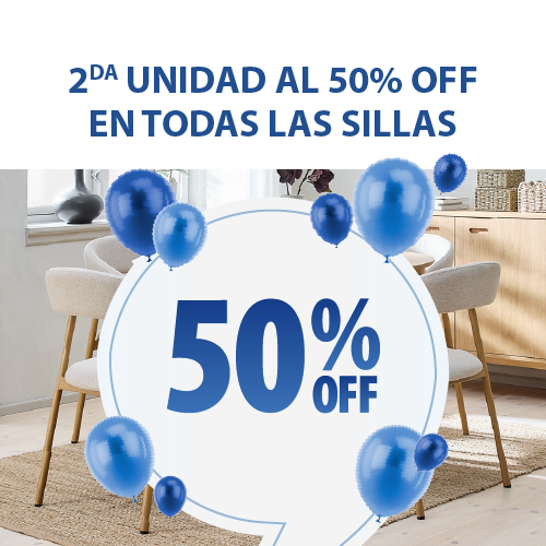 Sillas - 2da unidad 50% OFF