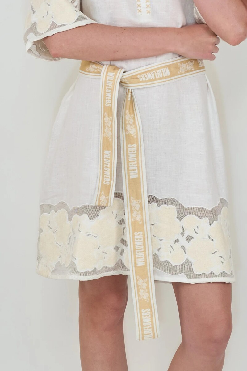 VESTIDO WILD FLOWER Blanco