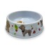 Plato Comida Agua Mascota Perros Gatos Comedero Bebedero Variante Color Blanco