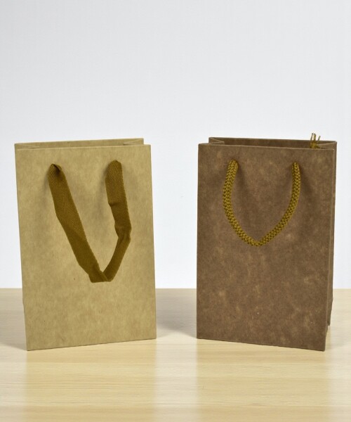 Bolsa cartulina 10x05x15 cm MADERA