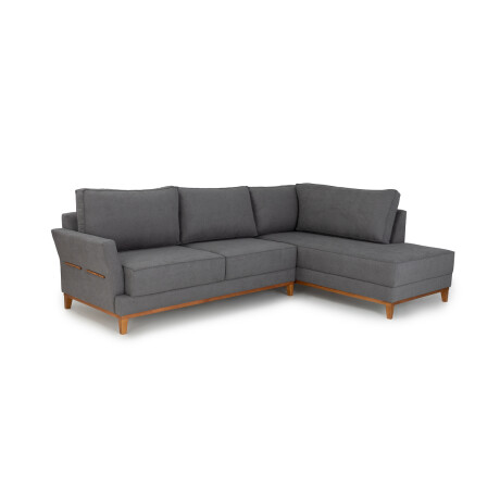 Rinconera Amadeus Chica - Tela Microfibra - Chaise Derecho 2160 (Grafito)
