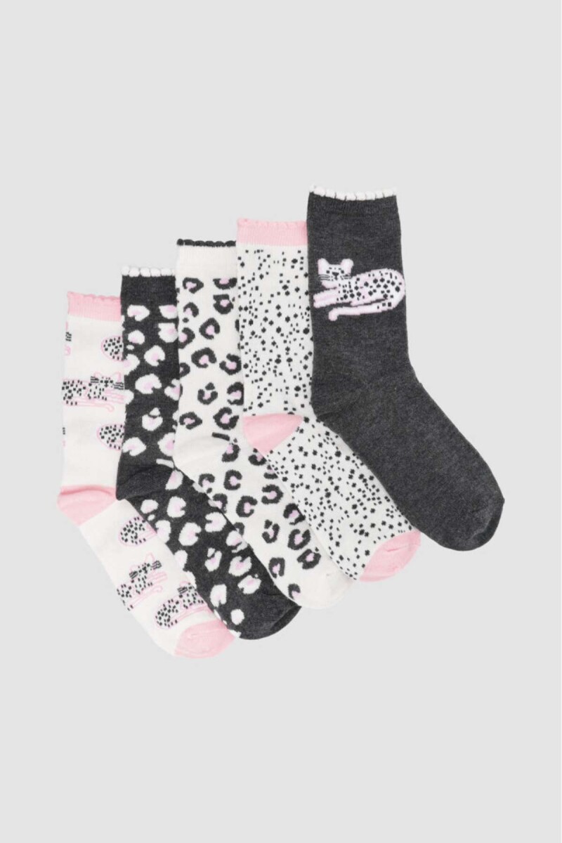 Pack x5 medias con diseños infantil - Variante 27 