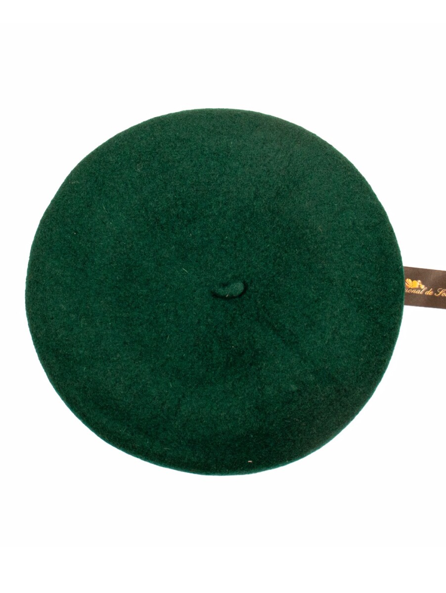 Boina Castor paño de niño - Verde 