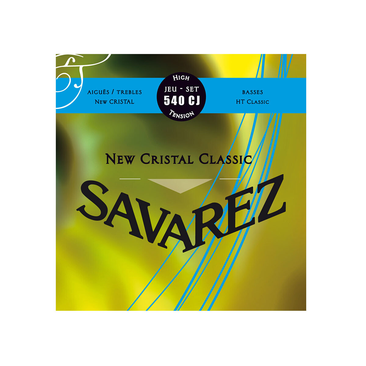 Encordado Clasica Savarez New Cristal Classic Azul 