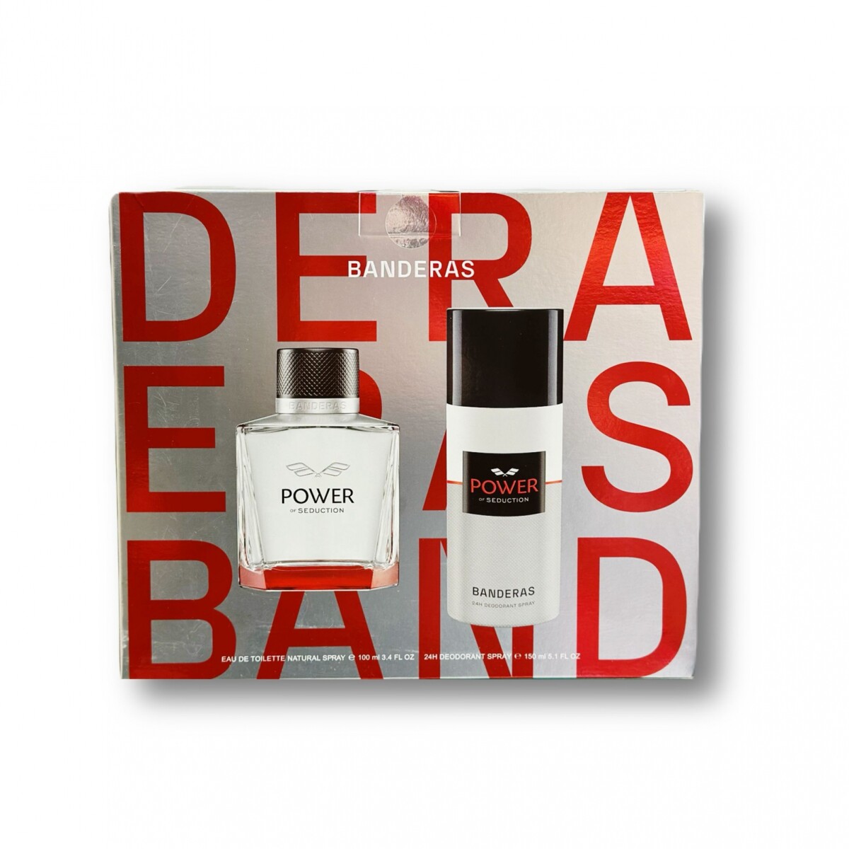 Set para Hombre Antonio Banderas Power of Seduction EDT 100ml + Desodorante 150ml 