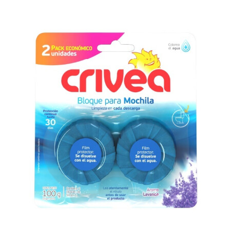 BLOQUE CRIVEA P/MOCHILA X 2 UNI 100 GR BLOQUE CRIVEA P/MOCHILA X 2 UNI 100 GR