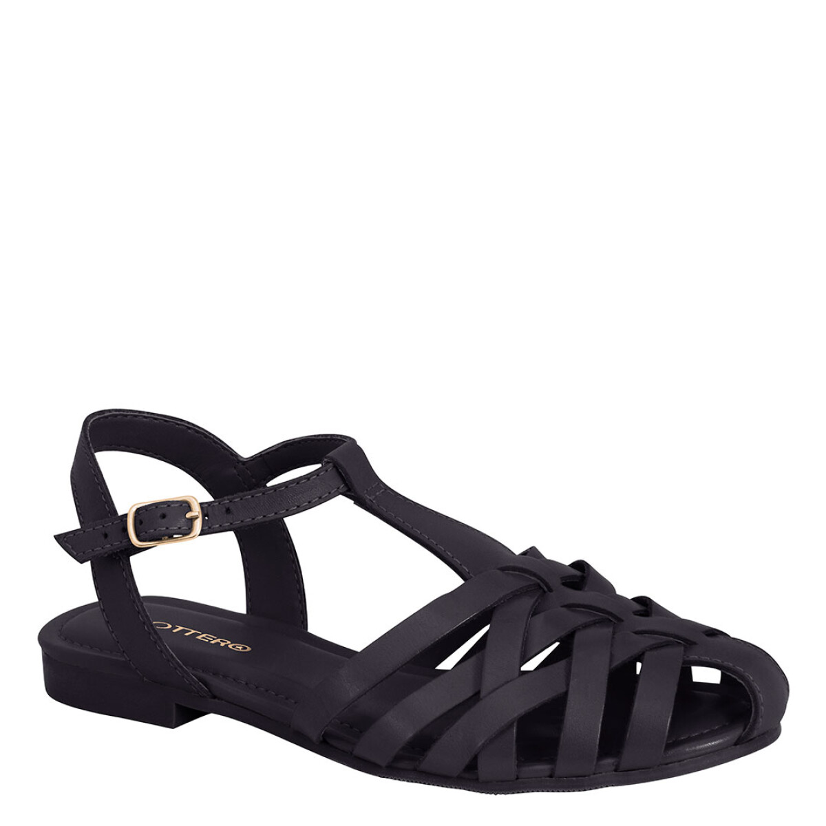 Zapatos de Mujer Bottero Tiras Y Pulsera - Negro 