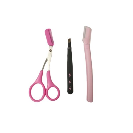 Kit cejas pink party 3pcs Kit cejas pink party 3pcs
