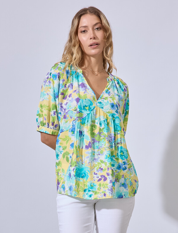 Blusa Spring MULTI/AMARILLO