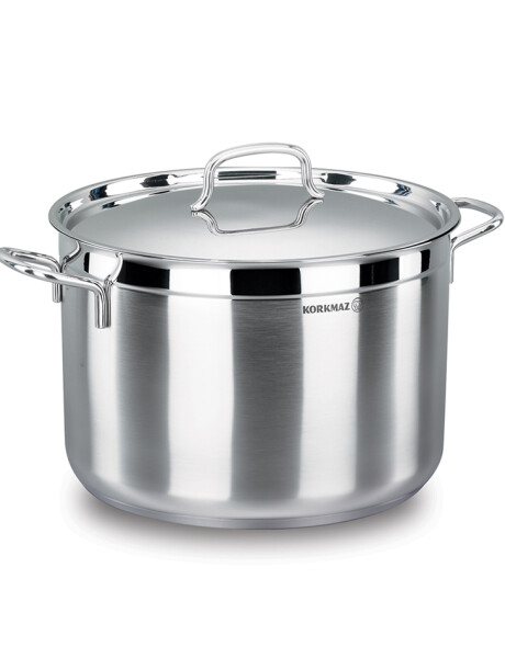 OLLA 14LTS ACERO INOX C/TAPA ALFA KORKMAZ. 30X20CM OLLA 14LTS ACERO INOX C/TAPA ALFA KORKMAZ. 30X20CM