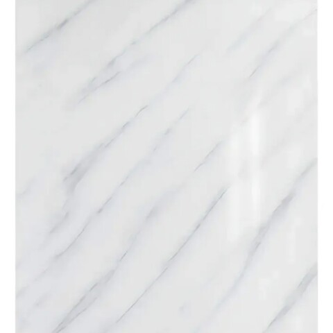 Placa PVC Símil Mármol 3mm Con Detalle Área Útil 2,20×1,22m Blanco Veteado