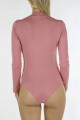 Body polera algodón elastano Rosa antique