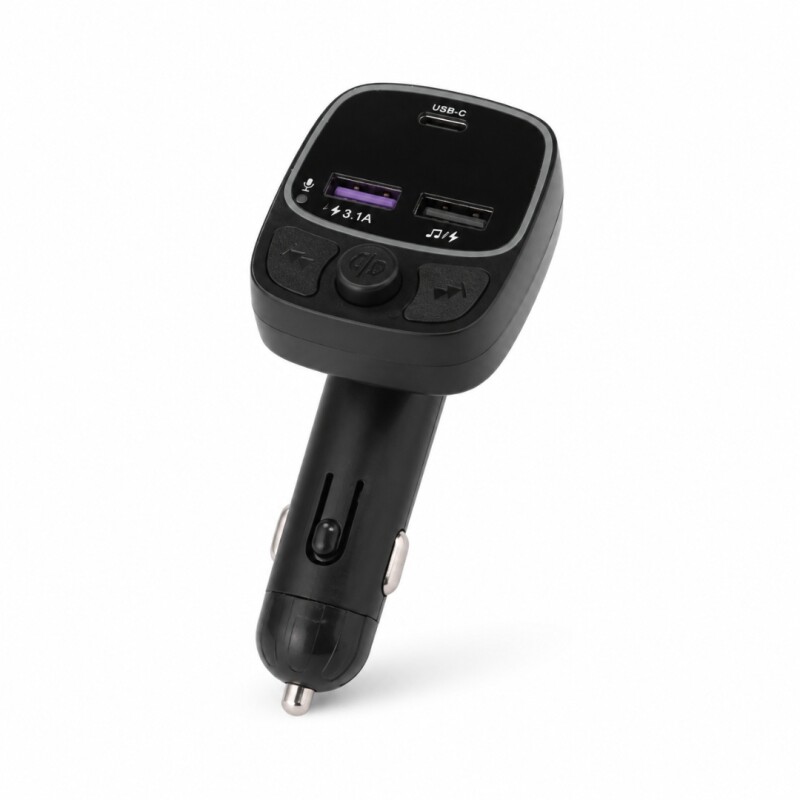 Transmisor FM para auto C47 BT USB MP3 cargador 3.1A Transmisor FM para auto C47 BT USB MP3 cargador 3.1A
