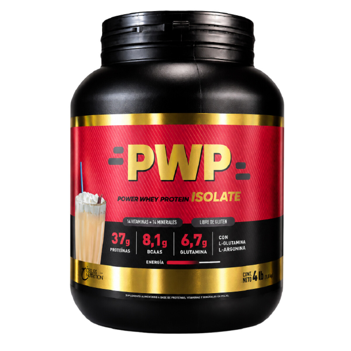 Power Whey Protein Isolate 4lb Cibeles Nutrition - Vainilla 