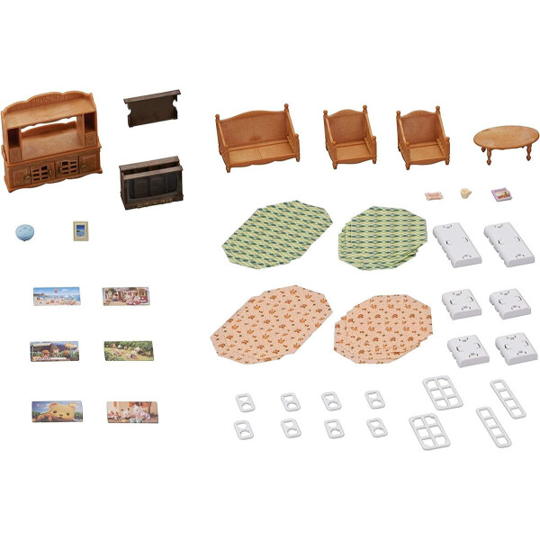 Sylvanian Families Set Comoda Sala Estar Muebles Accesorios Sylvanian Families Set Comoda Sala Estar Muebles Accesorios