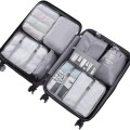 Kit Organizador de Viaje 8 Piezas Gris