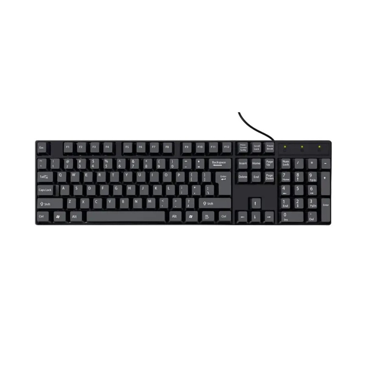 TECLADO DE OFICINA CON CABLE USB 