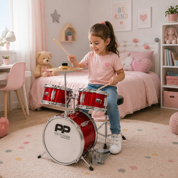 Batería Infantil Memphis 3 Piezas Platillo Y Banqueta BATERIA INFANTIL MEMPHIS YS104-4A-D