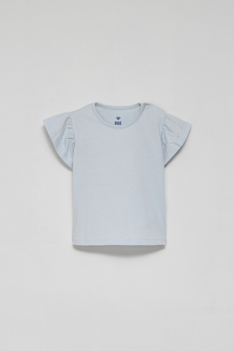 Remera volados Celeste