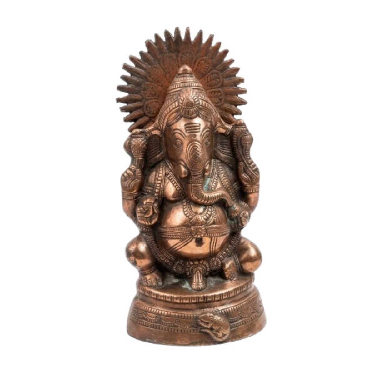 GANESH DE METAL COBRIZO - 1150/30 X 15 Cm 
