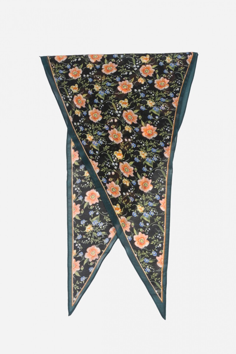 Pañuelo floral multicolor