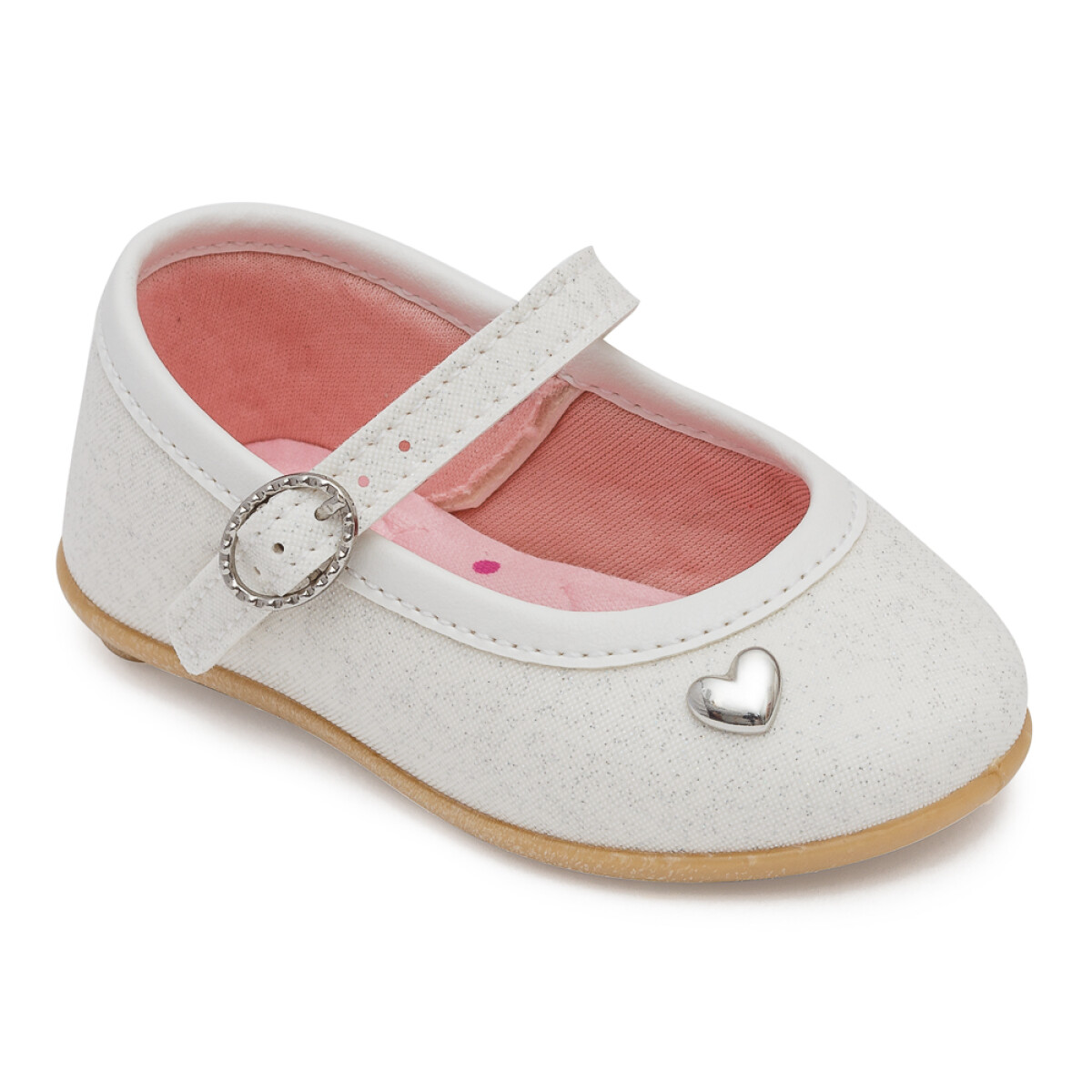 Zapato Blanco Corazón 
