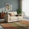 SOFA 2 CUERPOS - TAPIZADO TELA PET FRIENDLY BEIGE SOFA 2 CUERPOS - TAPIZADO TELA PET FRIENDLY BEIGE