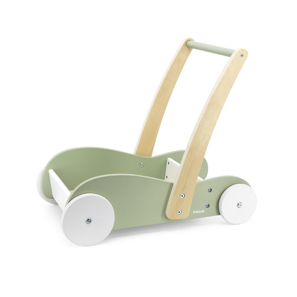 Caminador Infantil Polar B en Madera - VERDE 