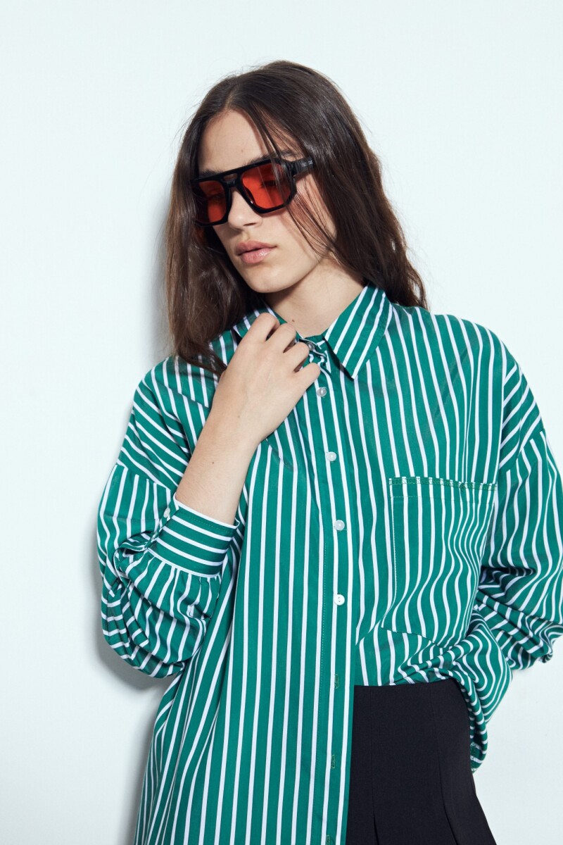 CAMISA CASTILANA Verde Ingles