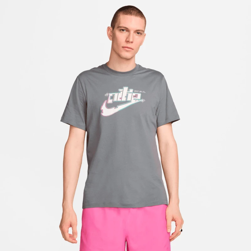 Remera Nike Sportswear de Hombre Gris