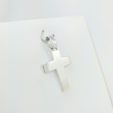 Cruz de Plata 925 Bombé Largo 2.9 cm