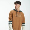 Buzo Hombre C/Capucha Alg.C/Felpa Uniform Marron